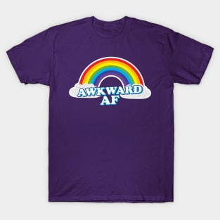 Awkward AF Rainbow T-Shirt